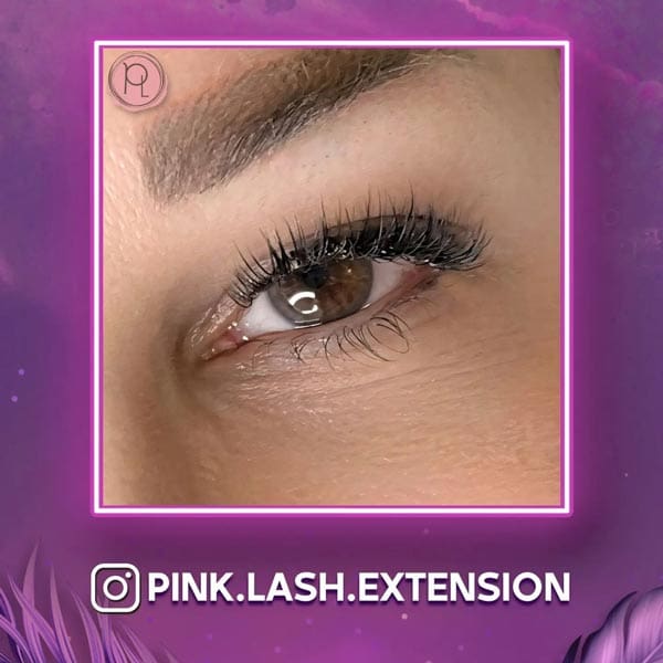 Pink Lash Extensions