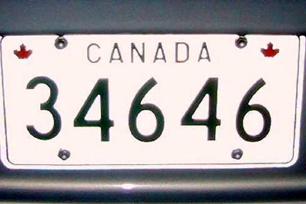 پلاک خودرو در کانادا چگونه صادر می شود؟